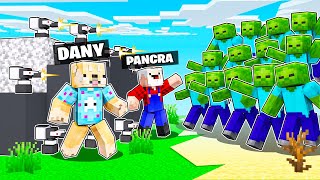 ¡BUNKER SEGURO vs 1000 ZOMBIES 💥🧟‍♂️😨 PANCRACIO en MINECRAFT con DANY [upl. by Amelie859]