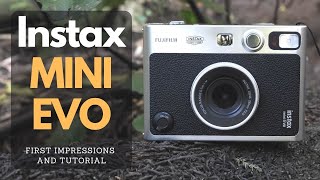 Instax MINI EVO Hybrid Camera  First Impressions and Tutorial  Worth the upgrade [upl. by Ravens]