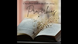 Provérbios 9 ‐ Devocional  outubro todos os dias 2024 [upl. by Akselaw]