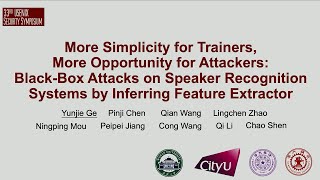 USENIX Security 24  More Simplicity for Trainers More Opportunity for Attackers BlackBox [upl. by Channing]