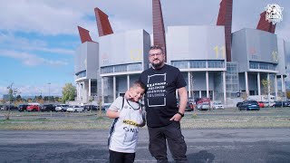 🤝Nikola and Filip two Partizan fans who enjoyed the opening of the EuroLeague 2425 at Buesa Arena [upl. by Trebornhoj]