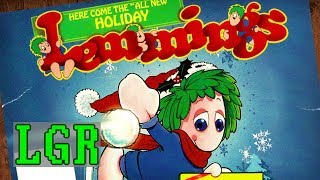 Holiday Lemmings DOS PC Gaming Happiness [upl. by Tomkins]