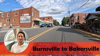 Driving from Burnsville to Bakersville in Western North Carolina [upl. by Gassman443]