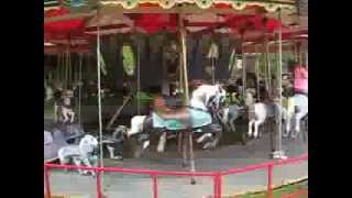 Metal Carousel at Quechee Gorge Village in Vermont [upl. by Moncear]