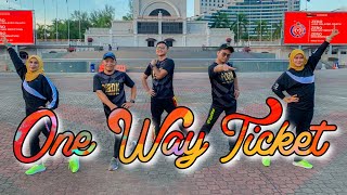 ONE WAY TICKET  TIKTOK  AERODANCE  DANCE WORKOUT  PJRDK [upl. by Rome558]