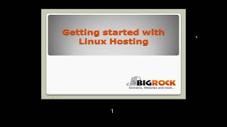 How to Start With Linux Hosting  BigRorck [upl. by Cath861]