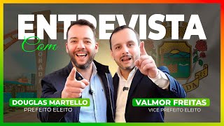 EXCLUSIVO ENTREVISTA COM O PREFEITO ELEITO  DOUGLAS MARTELLO [upl. by Euqinomad]