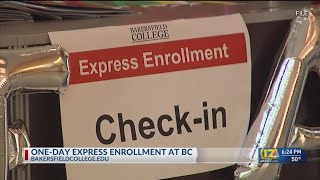 Bakersfield College to hold oneday express enrollment events ahead of spring semester [upl. by Demeyer]