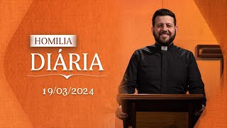 📖Homilia Diária  Abrase aos projetos de Deus como José fez  19 de Março de 2024  Padre Donizete [upl. by Elak]