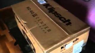 Unboxing Klipsch RC 62II Center [upl. by Lorens759]