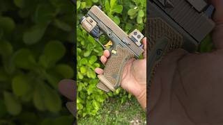 Glock 19x stippled by RealModernPistoleros and optic cut by vulcanmachinewerks [upl. by Shanon]