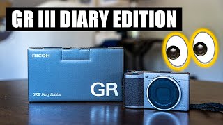 Unboxing the Ricoh GR III Diary Edition First Look and Initial Impressions [upl. by Larianna]