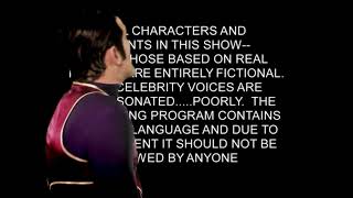 robbie rotten hides the south park disclaimer [upl. by Wymore]