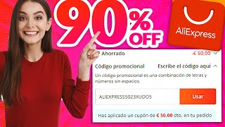 ✅ Cómo obtener CUPONES DE DESCUENTO 90 en AliExpress 2024 Códigos Promocionales [upl. by Hgielrebmik]