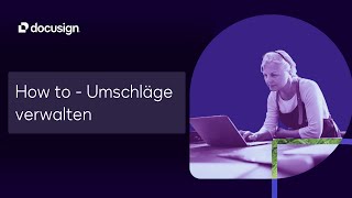 Docusign eSignature How to  Umschläge verwalten [upl. by Fortunato]