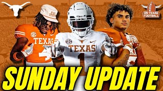 Sunday Official Visit Updates  Texas Longhorns Football  Dakorien Moore  Riley Prettijohn [upl. by Dirraj]