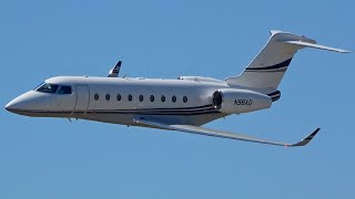 Gulfstream G280 Low Passes  2023 Boundary Bay Airshow [upl. by Ashlan]