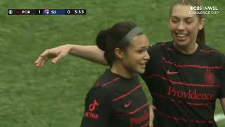 2022 NWSL Challenge Cup Portland Thorns vs San Diego Wave FC April 17 2022 [upl. by Kitchen15]