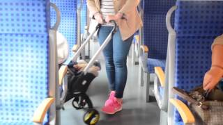 Doona™ Kindersitz  Reisen mit Doona und der Bahn [upl. by Assenna]