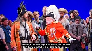 MajorGenerals Song from The Pirates of Penzance  live and with lyrics [upl. by Ashlan]