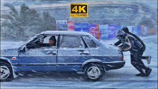 Istanbul snow storm 4K â„ï¸ğŸ‡¹ğŸ‡· [upl. by Niahs977]