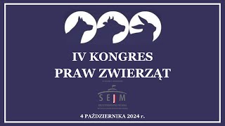 IV Kongres Praw Zwierząt Senat Sala obrad plenarnych [upl. by Savanna]