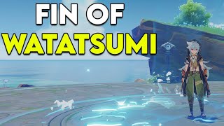 Fin of Watatsumi quest guide  Genshin Impact  puzzle solution [upl. by Clarhe976]