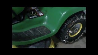 John Deere LT166 Snow Blower Removal [upl. by Santos361]