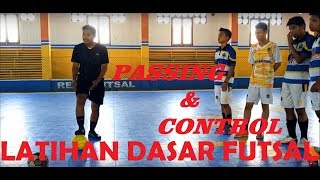 Latihan Dasar Futsal Part 1  Passing amp Control [upl. by Claus]