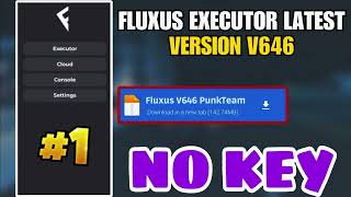 Fluxus Executor New Version Available V2646  No key Key Bypass  Fluxus Mobile  ROBLOX HACK [upl. by Ylrebmik]