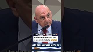 Nikolas Ferreira repreende general de Lula [upl. by Aryamo]