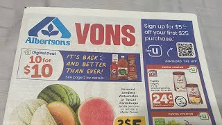 AlbertsonsVonsSafeway Coupon Ad Scan  816  822  Aug 16 2023 [upl. by Mcbride]