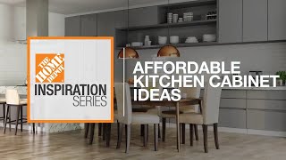 Affordable Kitchen Cabinet Ideas  The Home Depot [upl. by Lesab813]