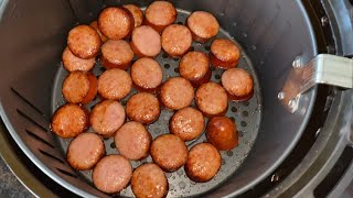 Air Fryer Kielbasa How To Cook Polish Kielbasa Sausage In The Air Fryer  So Nicely Browned amp Juicy [upl. by Mart807]