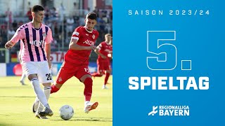 Alle Spiele alle Tore vom 5 Spieltag der Regionalliga Bayern [upl. by Kahle]