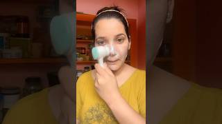 How to Use Facial Deep Pore Cleansing Brush😍 Best 2 in 1 Silicone Facial Brush ytshortsskincare [upl. by Conlon]