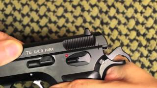 ASG CZ75 Gas Blowback Airsoft Pistol by AirsoftMastercom [upl. by Girardi83]