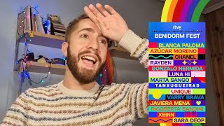 ✨ BENIDORM FEST 🎙️ Eurovision Spain 2022 Reacción 14 propuestas [upl. by Ridley]