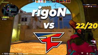 CSGO POV Bad News Eagles rigoN 2220 vs FaZe mirage  BLASTtv Paris Major 2023 Europe RMR A [upl. by Sewole482]