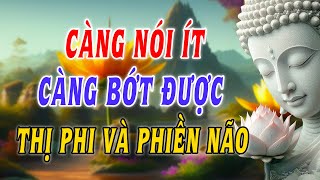 Càng nói ít càng bớt được phiền não và thị phi  Nói Nhiều Không Nói Đúng  Phật Pháp Hằng Ngày [upl. by Enelrae]