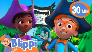 Road Trip To A Pirate Ship  Blippi and Meekah Podcast  Blippi Wonders Educational Videos [upl. by Henriette354]