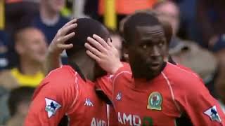 Cole and Yorke link up for Blackburn Rovers  Superb goal 110503 [upl. by Helenka]