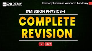 Complete Revision of PhysicsI  First Year Engineering  SEMI  SUNIL Sir  RKDEMY [upl. by Farrar]