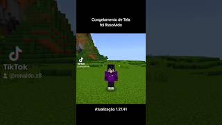 COMO RESOLVER O CONGELAMENTO DE TELA A MOJANG RESOLVEU ATUALIZAÇÃO 12141 BEDROCK minecraft [upl. by Watt130]