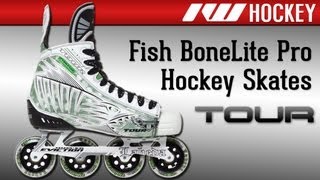 Tour Fish BoneLite Pro Roller Hockey Skate Review [upl. by Chambers]