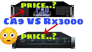 Rx3000 VS CA9 comparison and Lod calculation  CA9 price and Rx3000 price Dj Rock [upl. by Ytsrik]