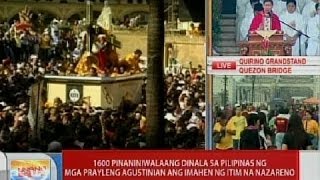 UB Pista ng Itim na Nazareno ipinagdiriwang ngayong araw [upl. by Blumenthal]