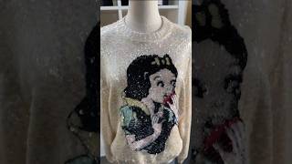 Ultimate Winter Style Gucci Cream Wool Snow White Sequin Crewneck Sweater Review shorts dress [upl. by Justicz]