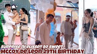 MCCOY DE LEON 29TH BIRTHDAY 😍 NAGULAT SA SURPRISE NI ELISSE JOSON PLUS BONDING SA EK WITH RIDES [upl. by Elton]