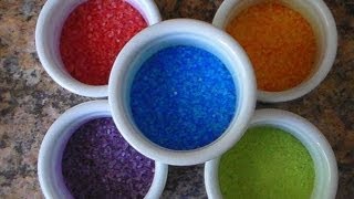 How to make Glitter or Colored Sand Easy amp Quick DIY [upl. by Guttery185]